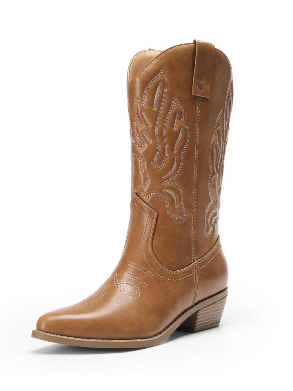 Women's Cowboy Cowgirl Mid Calf Boots